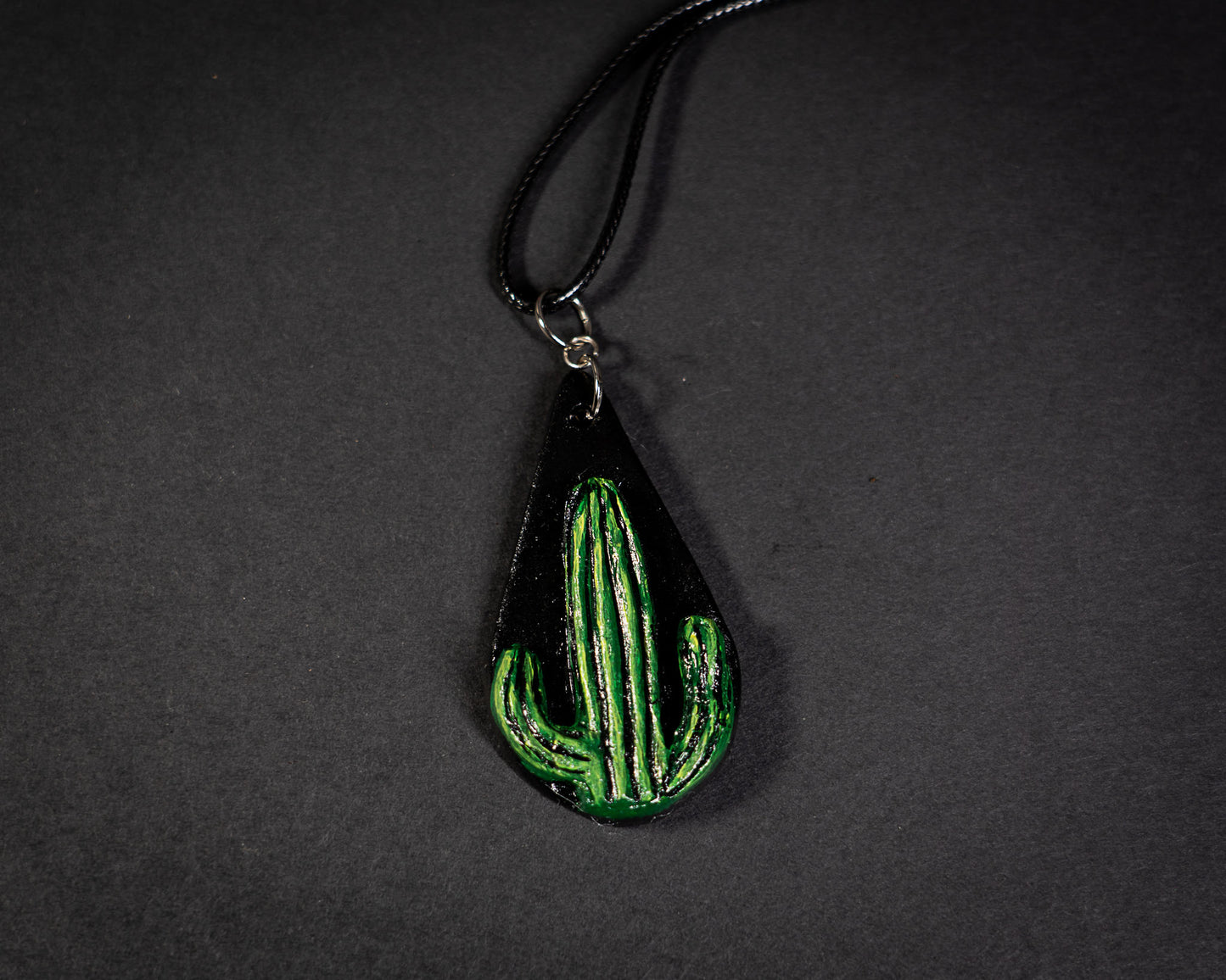 Handmade Clay Cacti Pendants