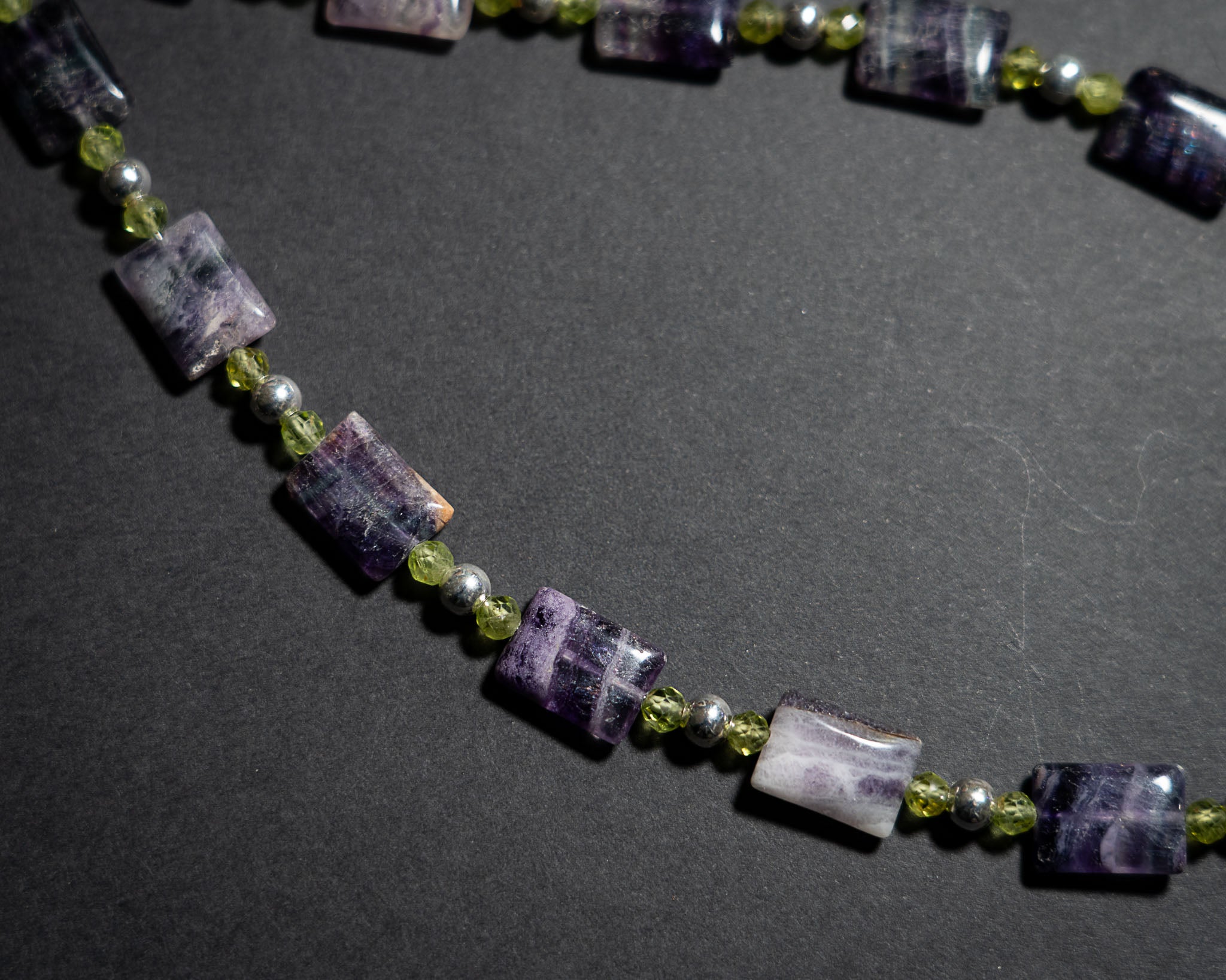 Fluorite and Peridot Necklace