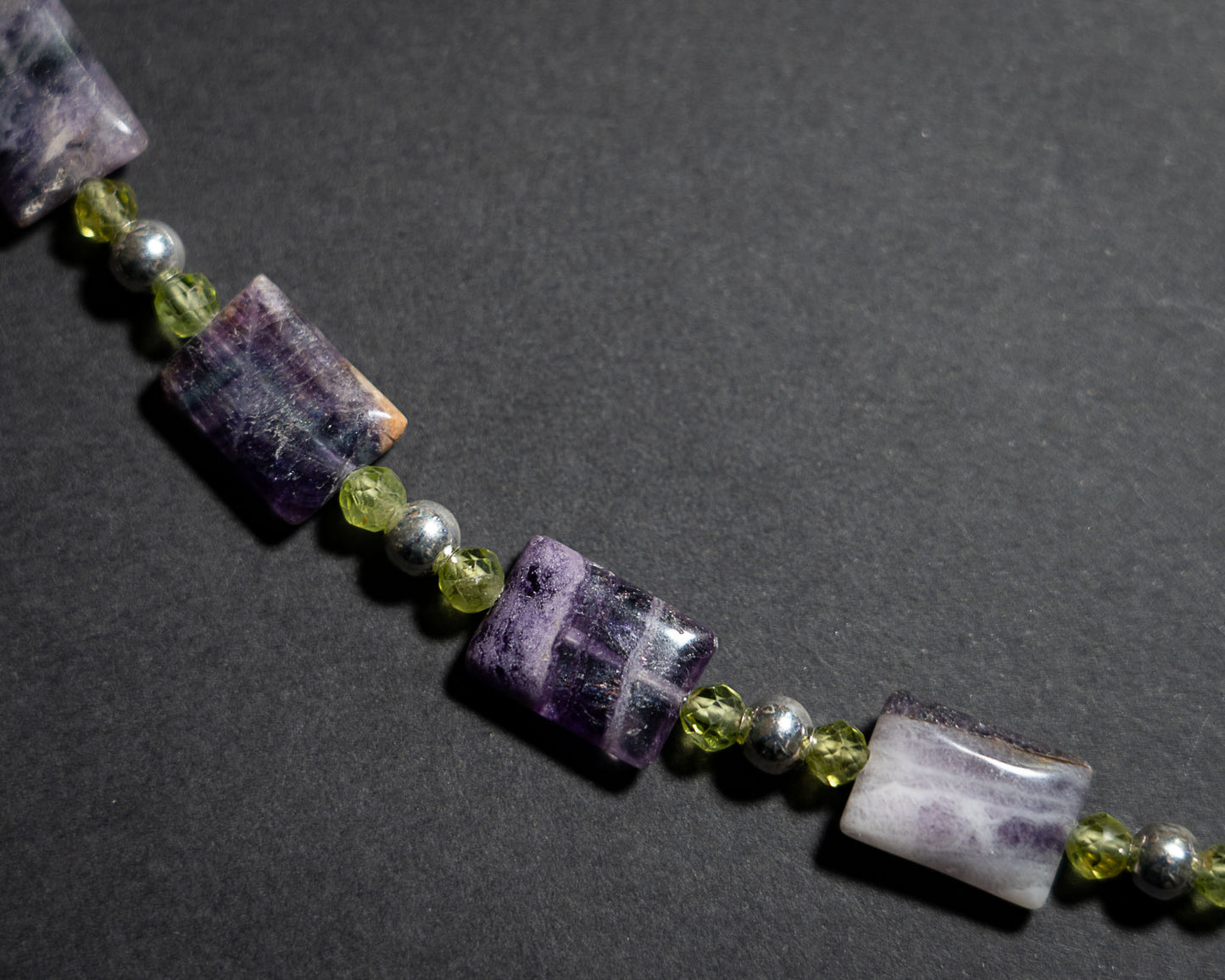 Fluorite and Peridot Necklace