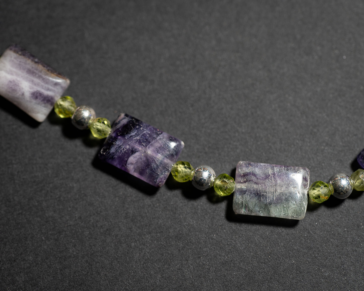 Fluorite and Peridot Necklace