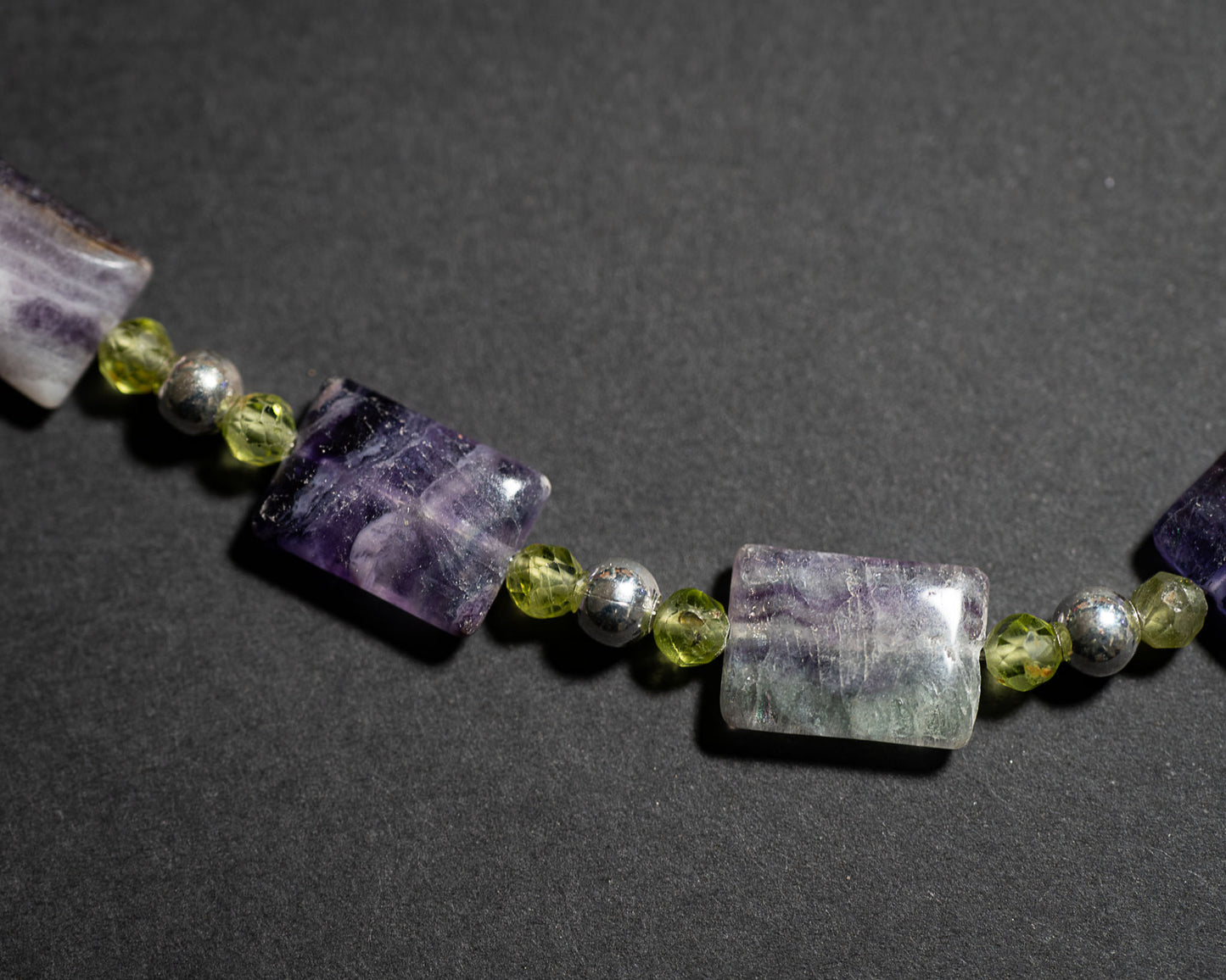 Fluorite and Peridot Necklace