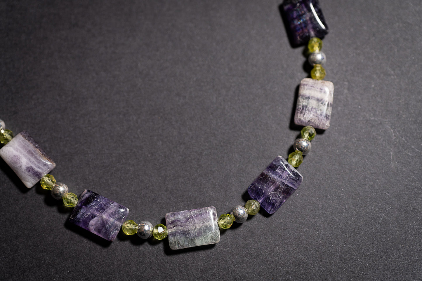 Fluorite and Peridot Necklace