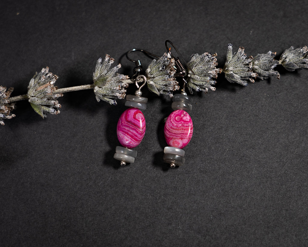 Crazy Pink Earrings