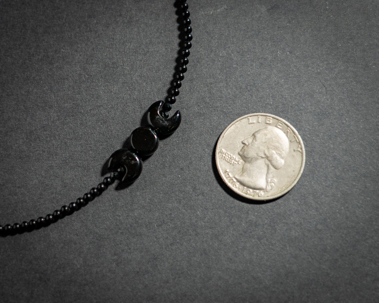 Obsidian Goddess Necklace