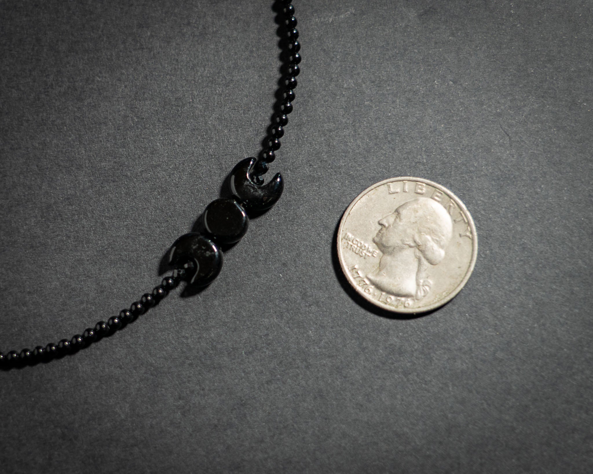 Obsidian Goddess Necklace