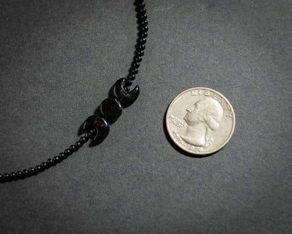 Obsidian Goddess Necklace