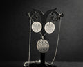 Monstera Earring and Necklace set
