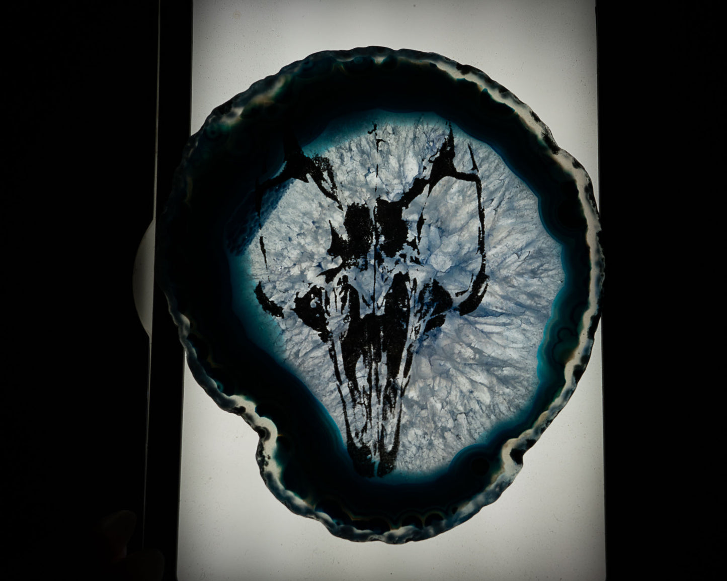 Laser Engraved Agate Slices