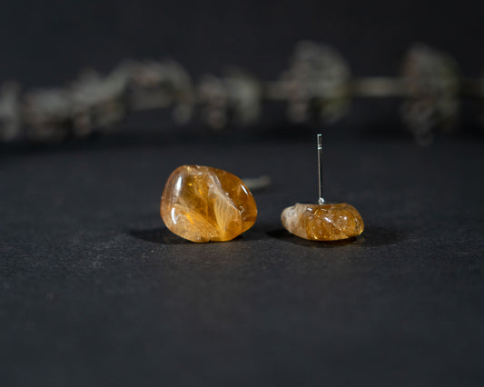 Abstract Crystal Earrings