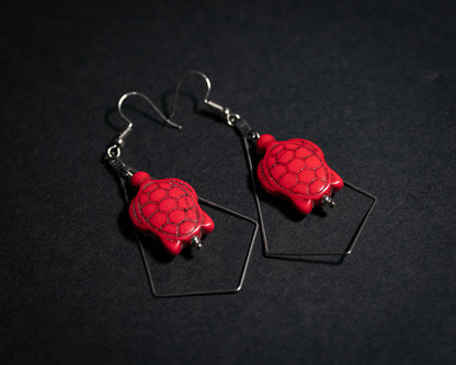 Turtle Dangle Earrings