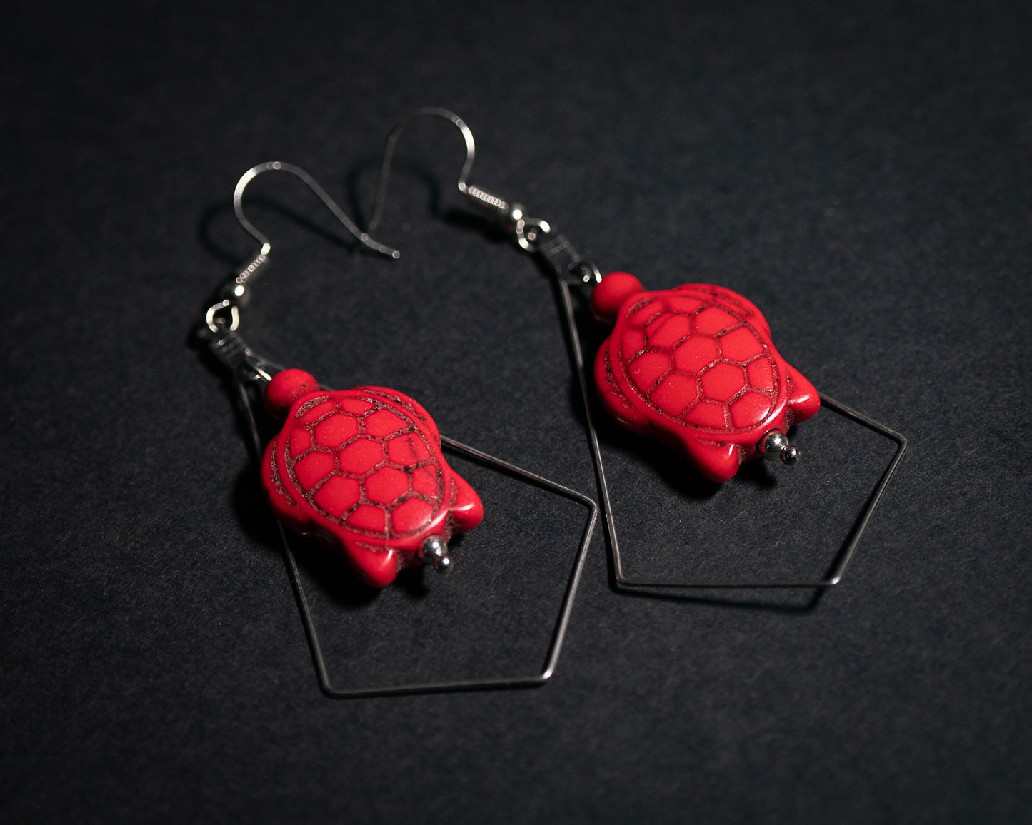 Turtle Dangle Earrings