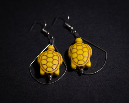 Turtle Dangle Earrings