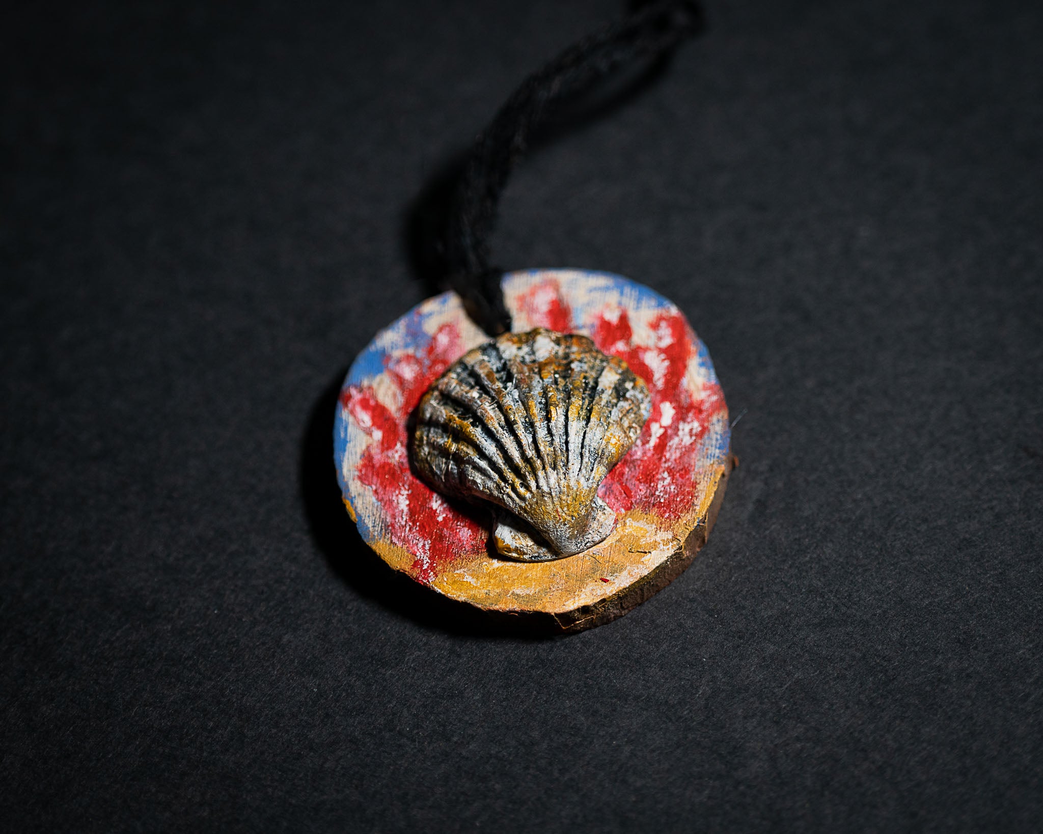 Coastal Chic Wood Slice Pendants