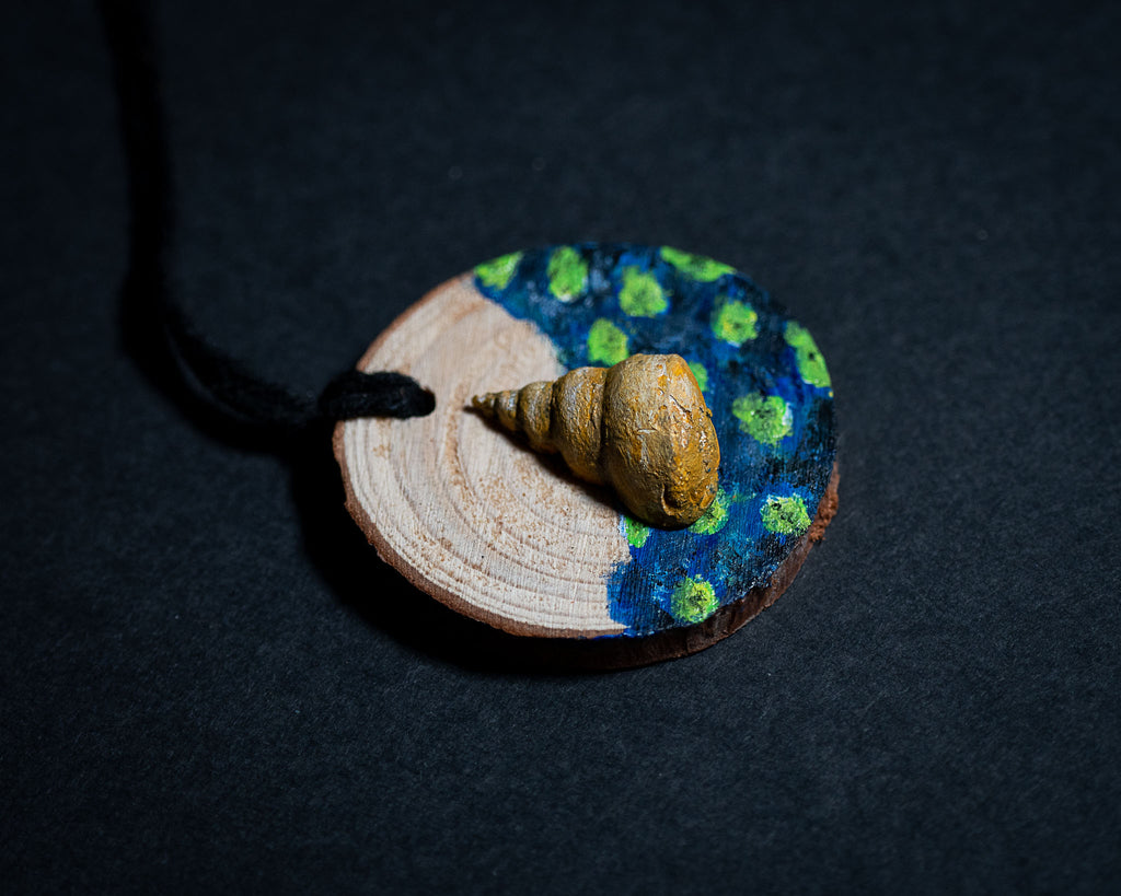 Coastal Chic Wood Slice Pendants