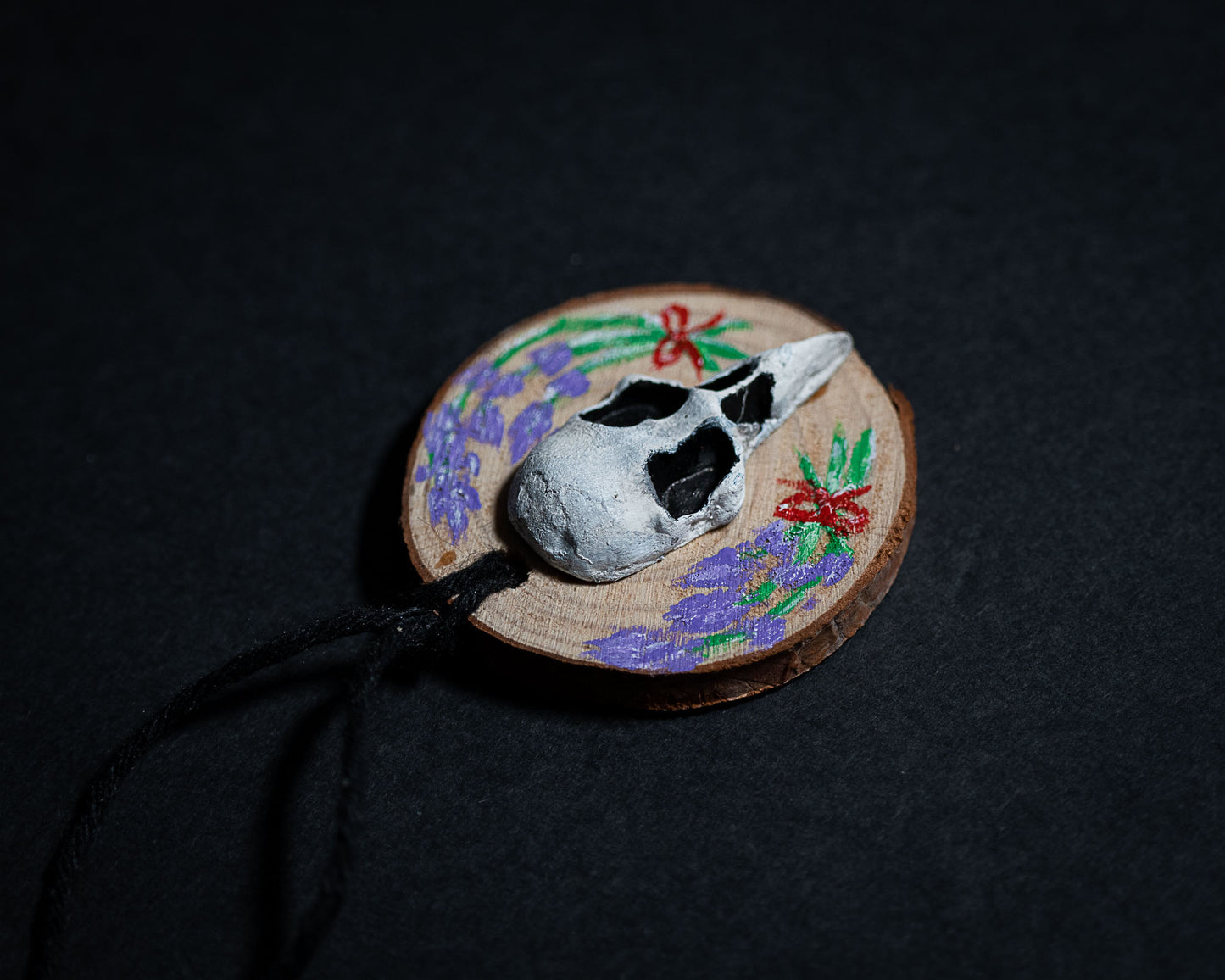 Avian Wood Slice Pendants