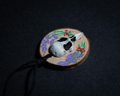 Avian Wood Slice Pendants