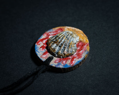 Coastal Chic Wood Slice Pendants