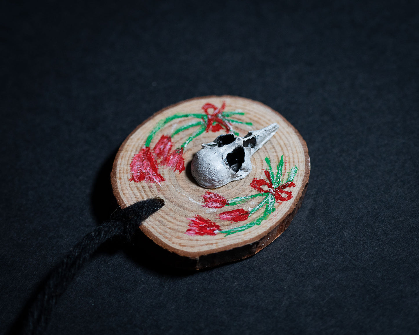 Avian Wood Slice Pendants
