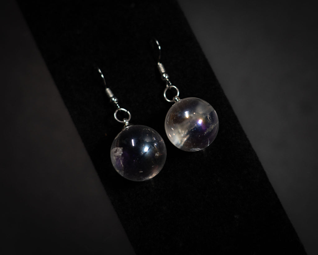 Crystal Ball Earrings