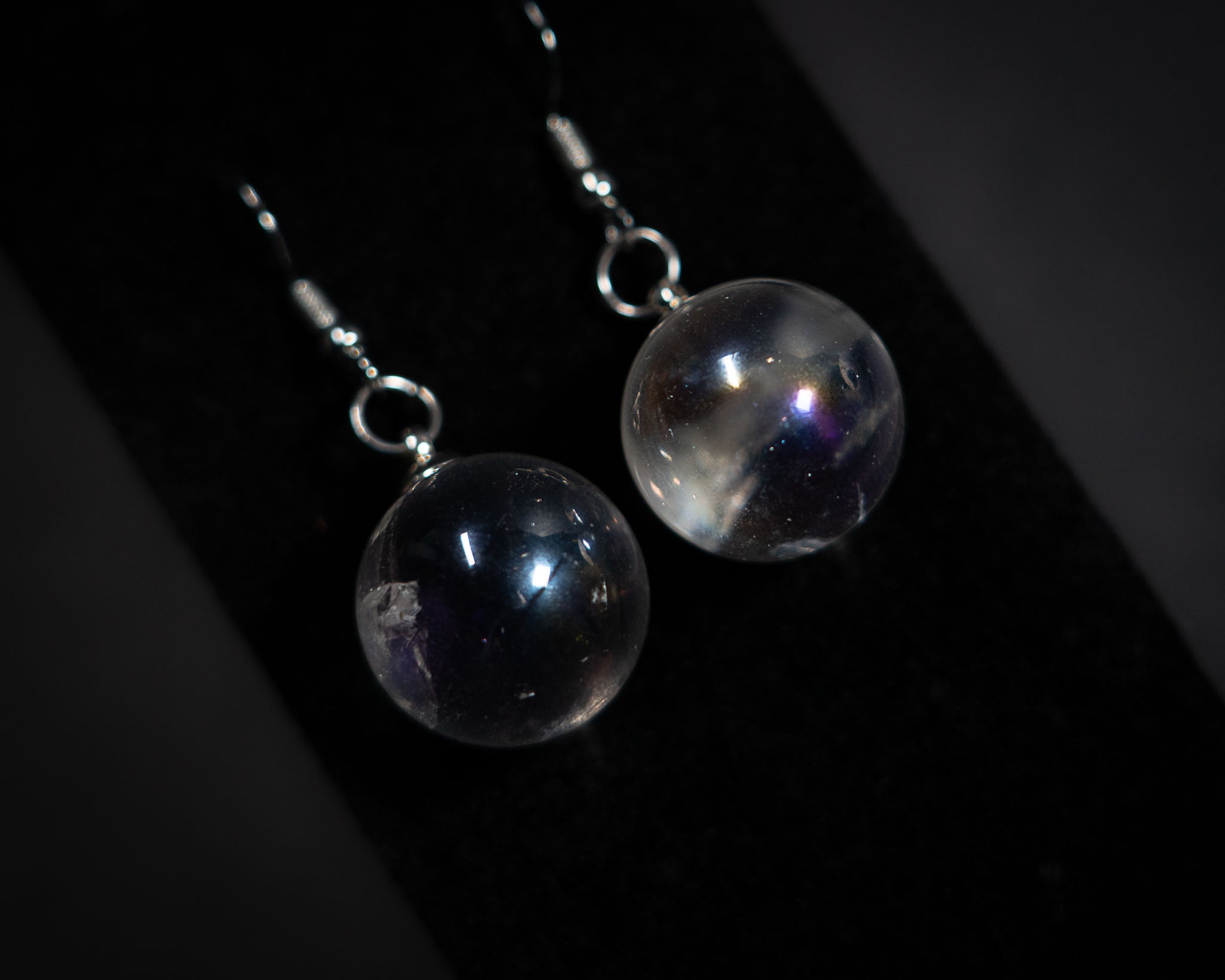 Crystal Ball Earrings