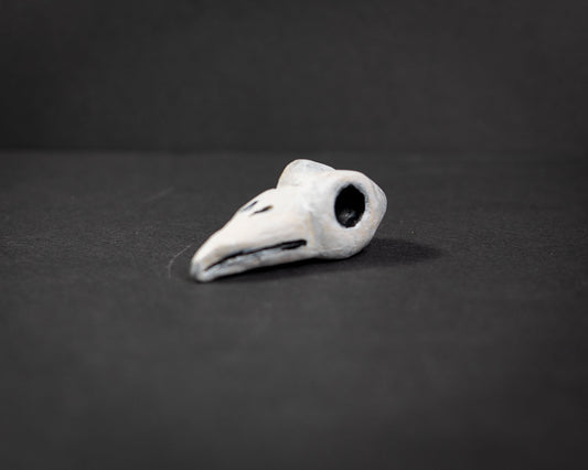 Clay Bird Skull