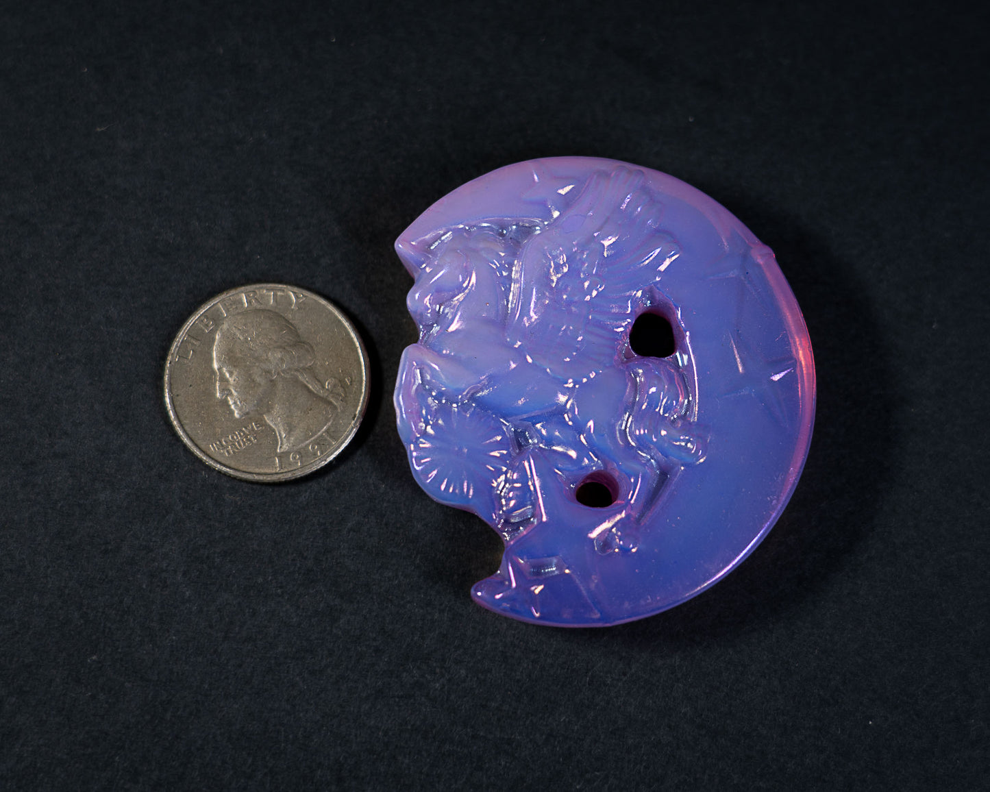 Aura Opalite Pegasus in the Moon