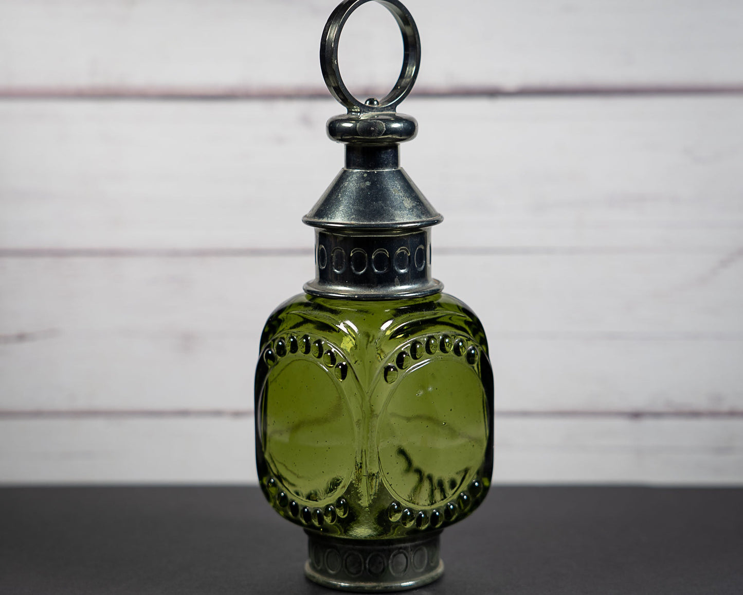 Vintage Green Glass Bottle