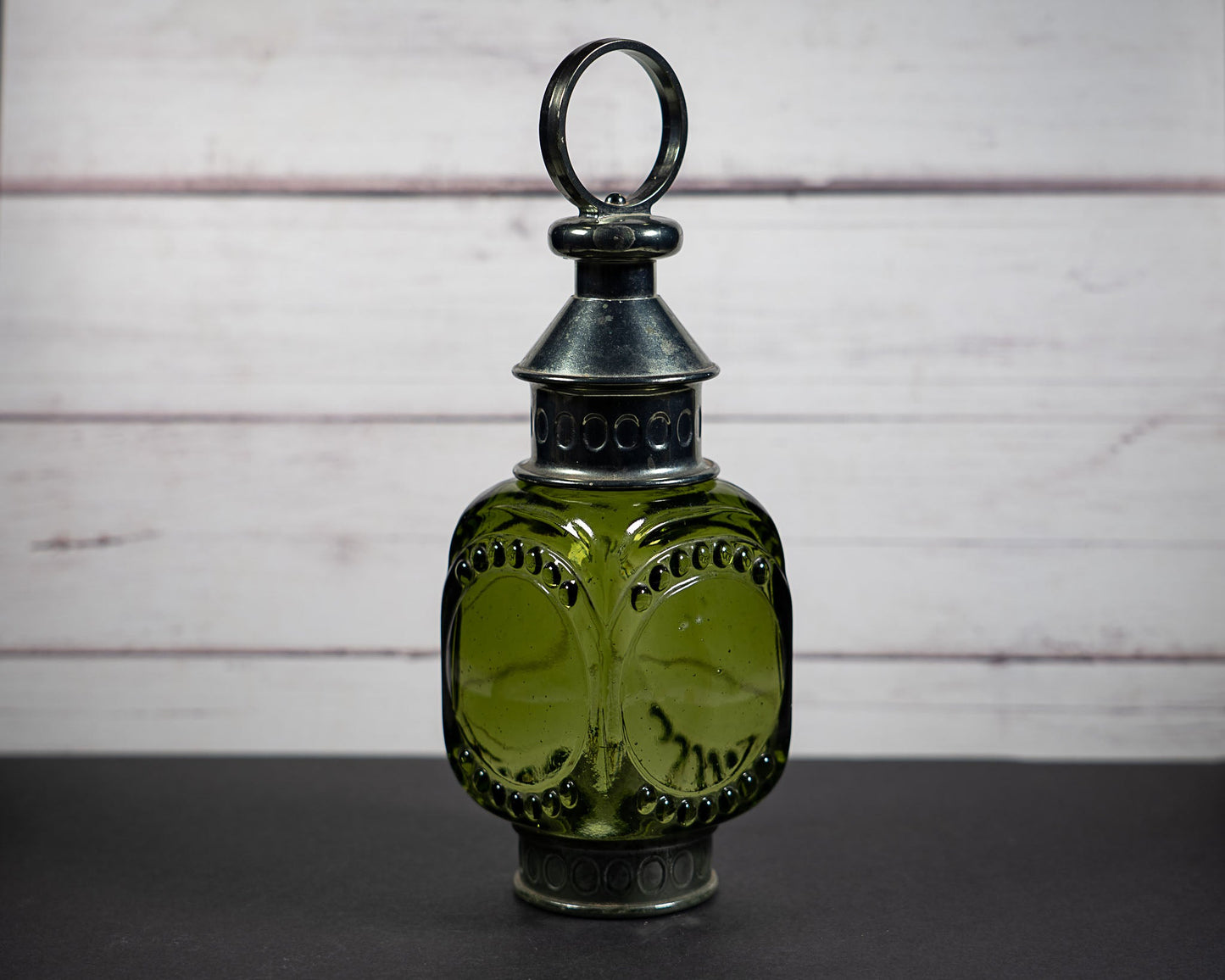 Vintage Green Glass Bottle