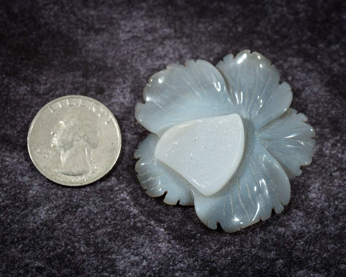Druzy Agate Flowers