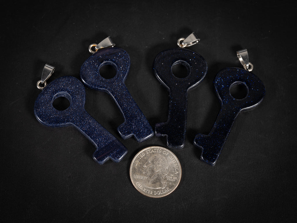 Gemstone Key Necklaces