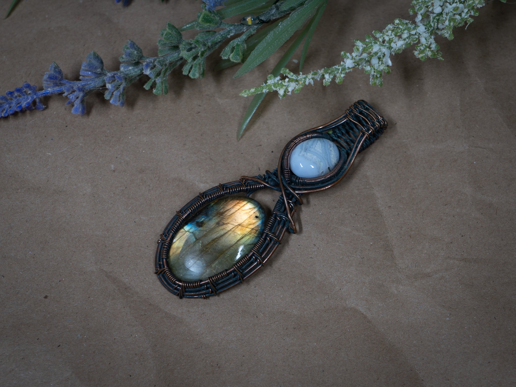 Labradorite pendant