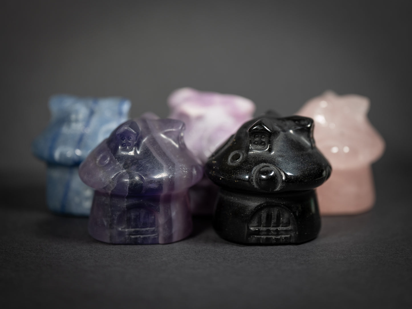 Gemstone Mushroom Cottages