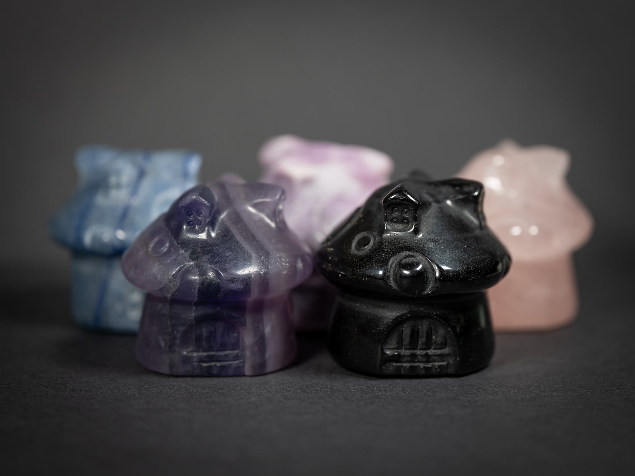 Gemstone Mushroom Cottages