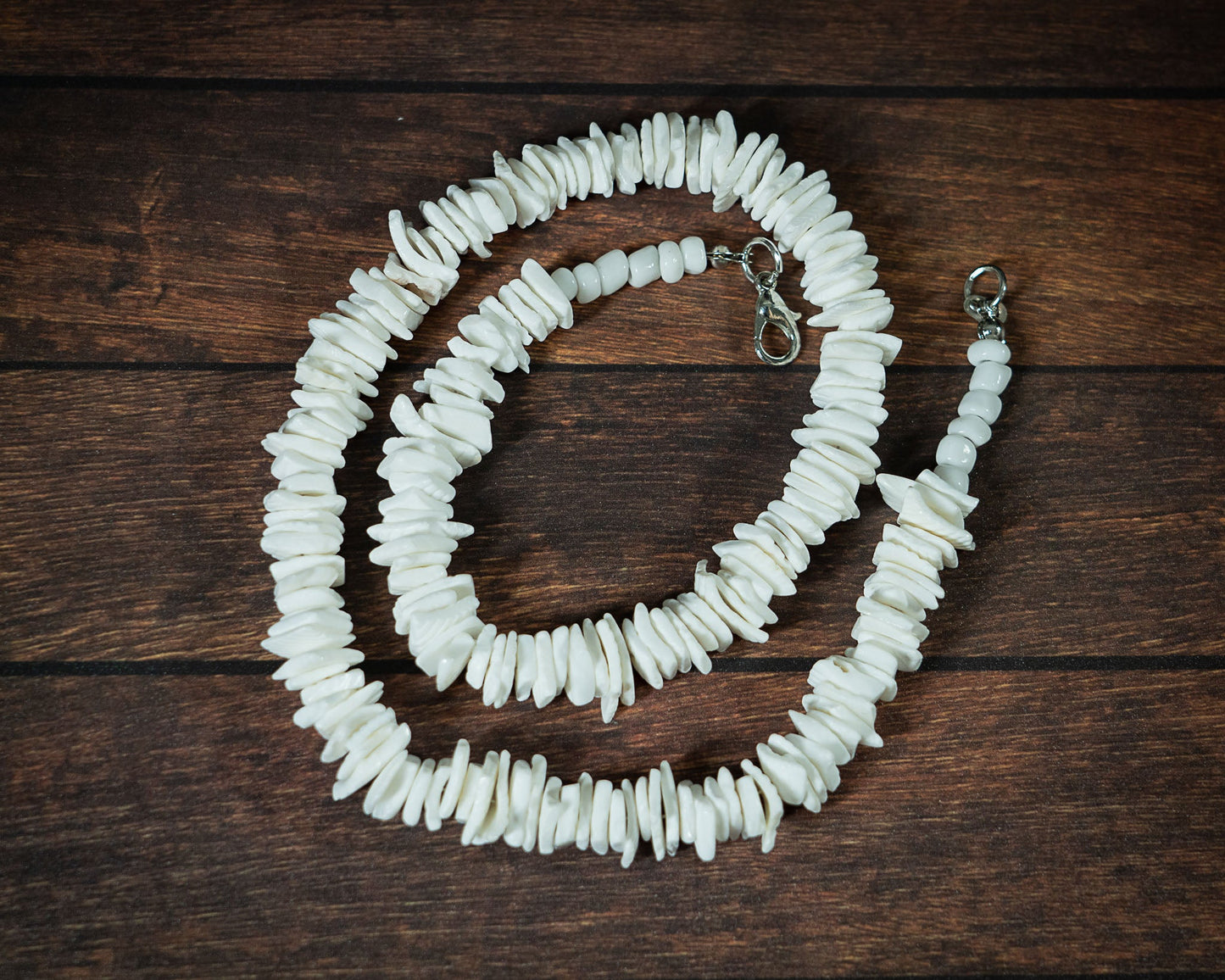 PUKA SHELL NECKLACE & BRACELET SET