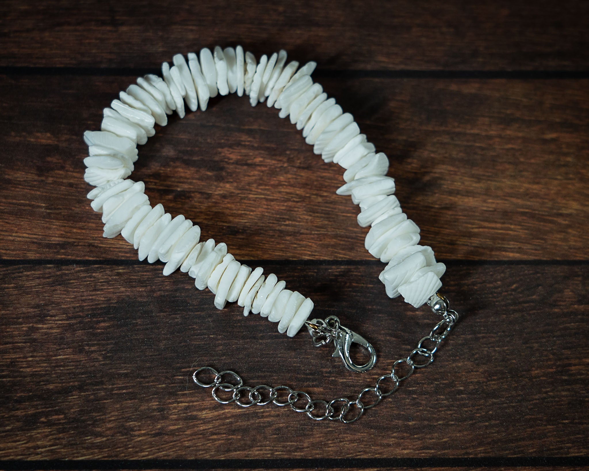 PUKA SHELL NECKLACE & BRACELET SET