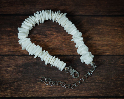 PUKA SHELL NECKLACE & BRACELET SET