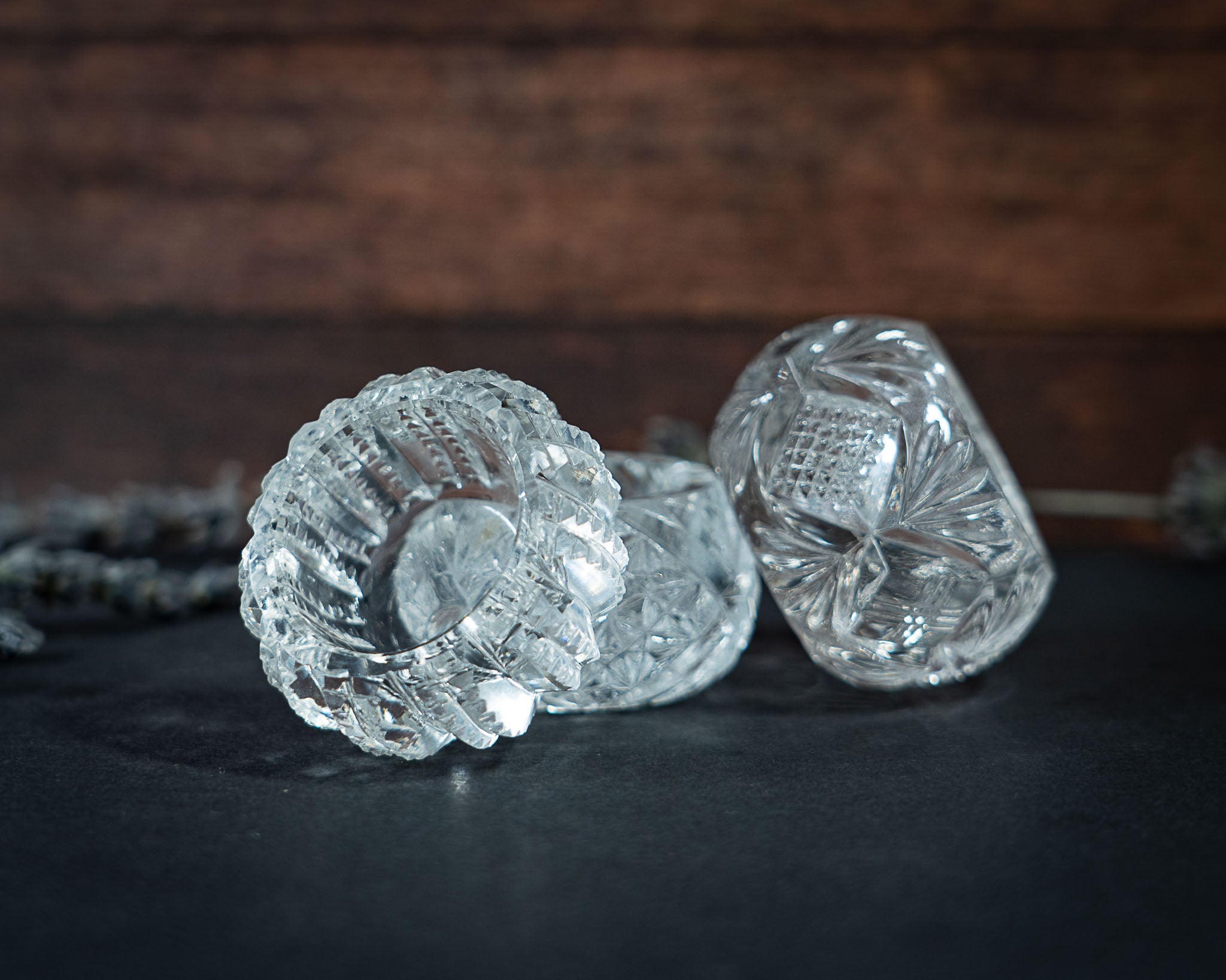 Small Vintage Salt Cellars