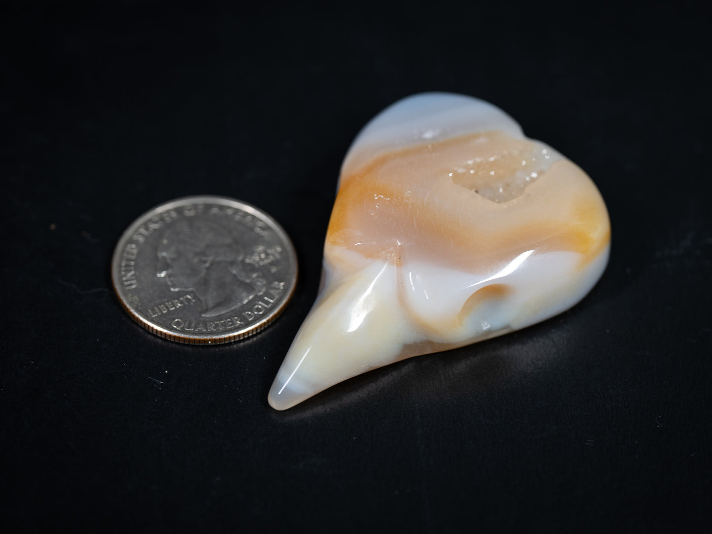 Gemstone Crow Skull
