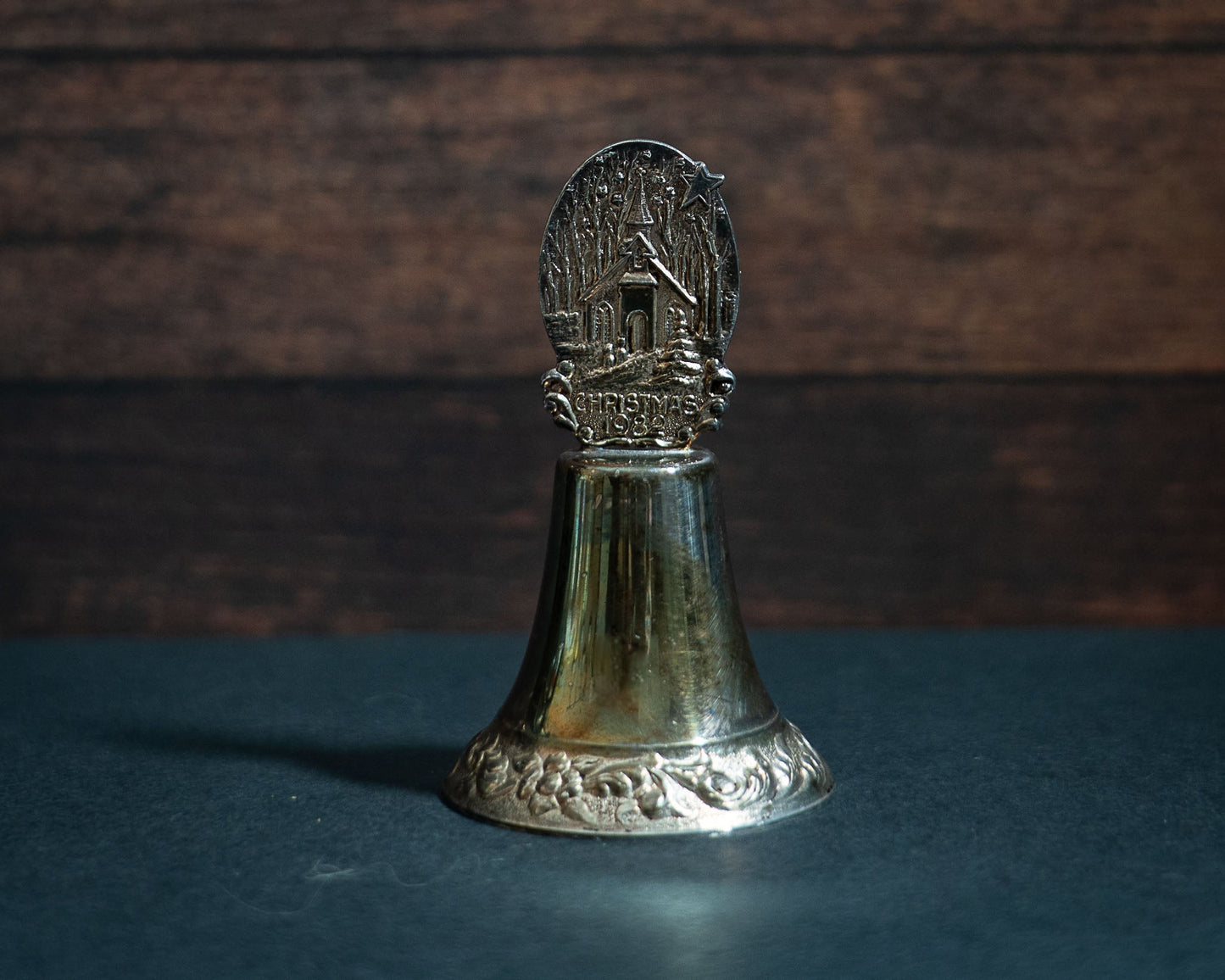 1982 Silver Christmas Bell