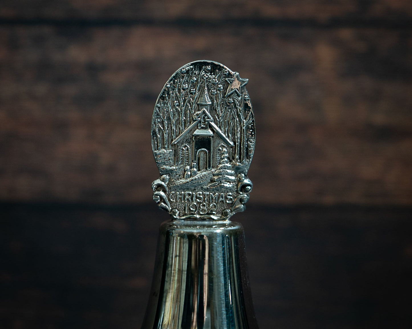 1982 Silver Christmas Bell