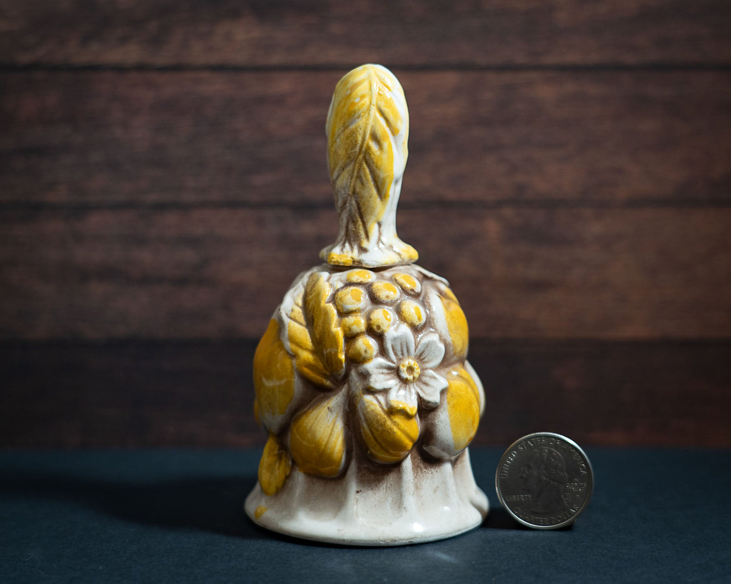 Yellow Fruit Ceramic Bell