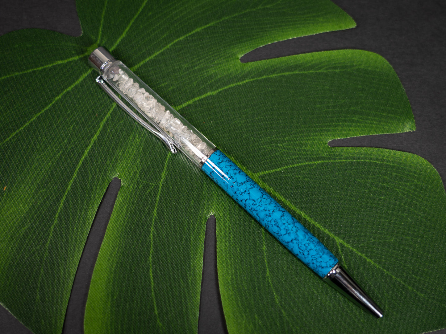 Handcrafted Gemstone Filled Pens