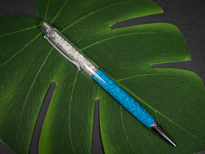 Handcrafted Gemstone Filled Pens