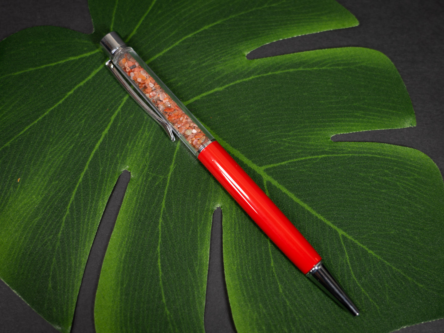 Handcrafted Gemstone Filled Pens
