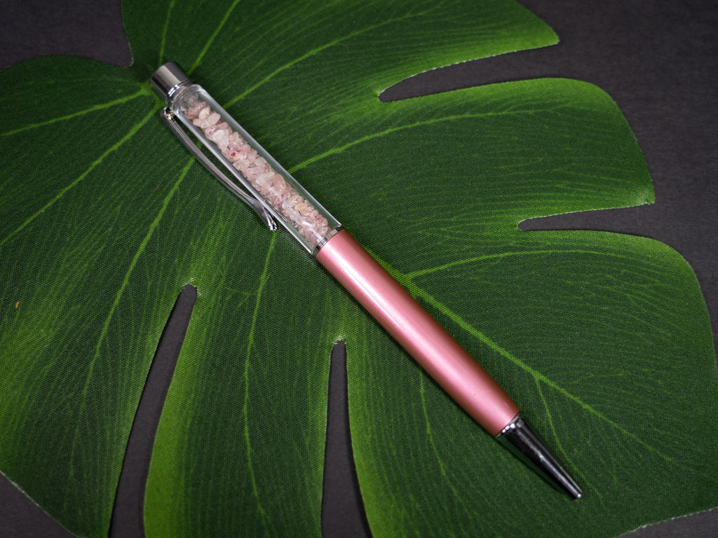 Handcrafted Gemstone Filled Pens
