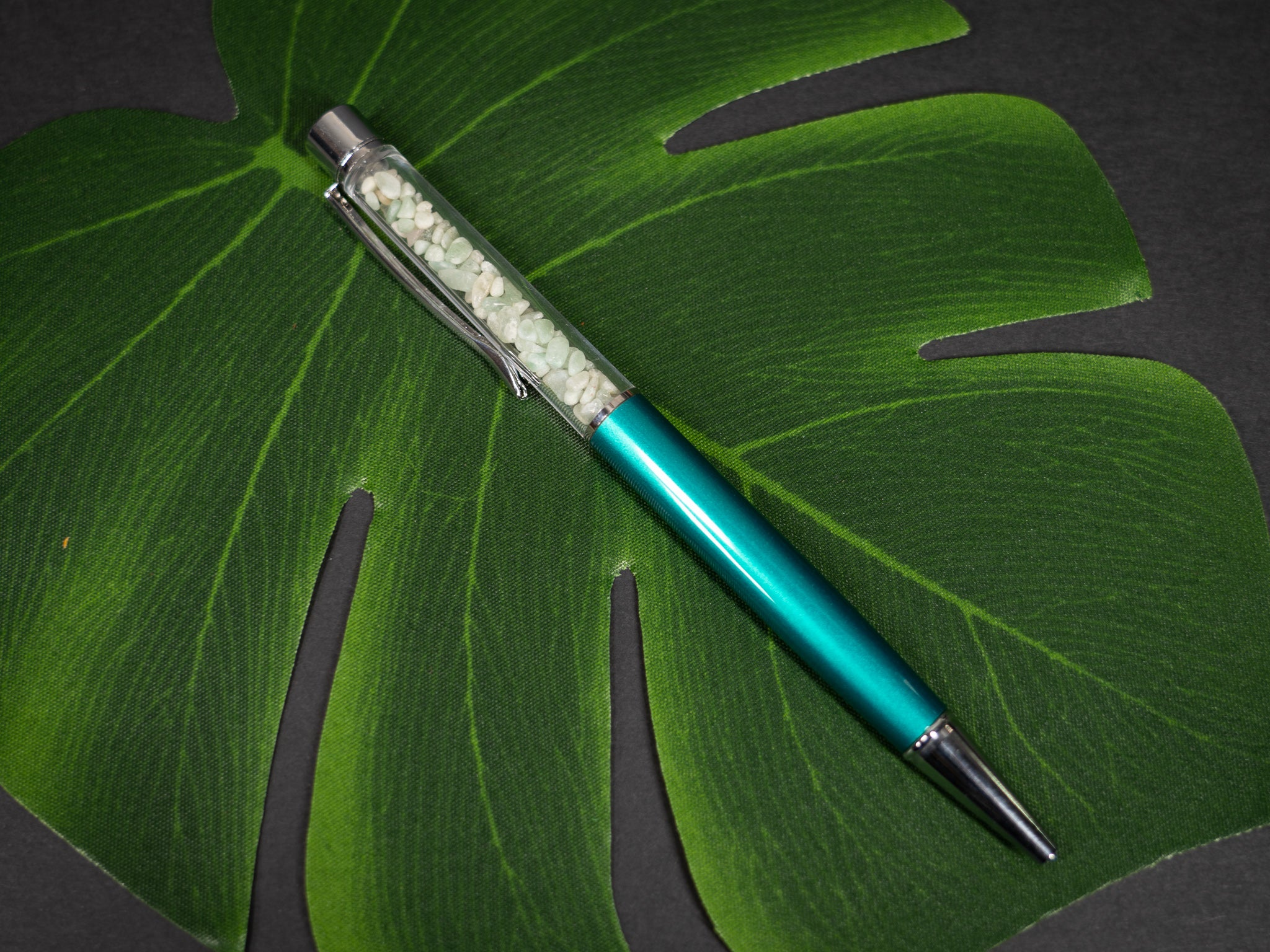 Handcrafted Gemstone Filled Pens