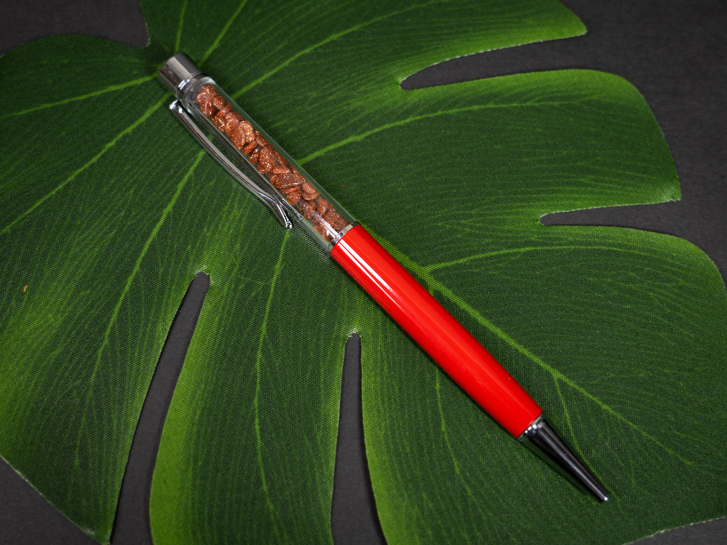 Handcrafted Gemstone Filled Pens