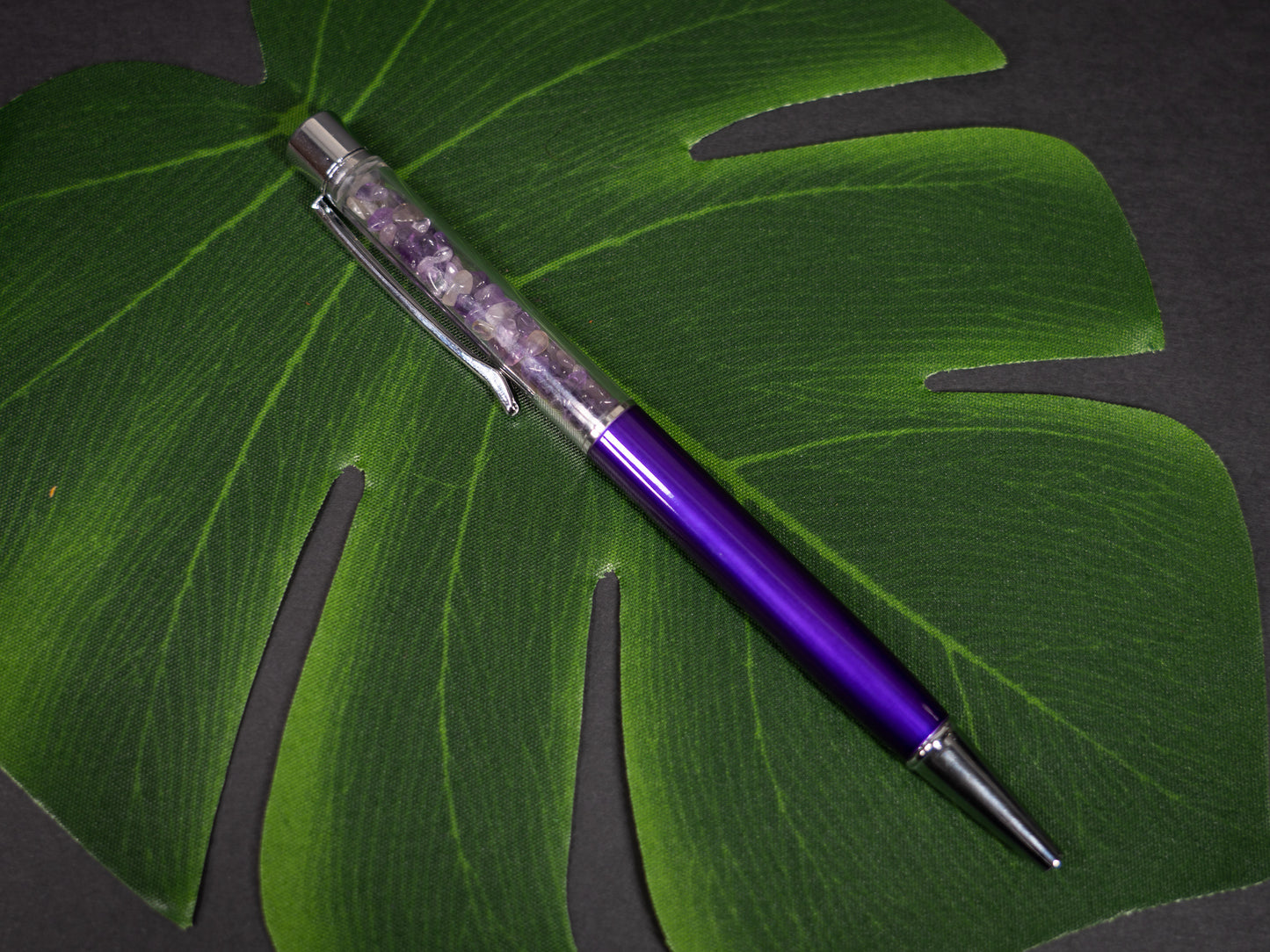 Handcrafted Gemstone Filled Pens