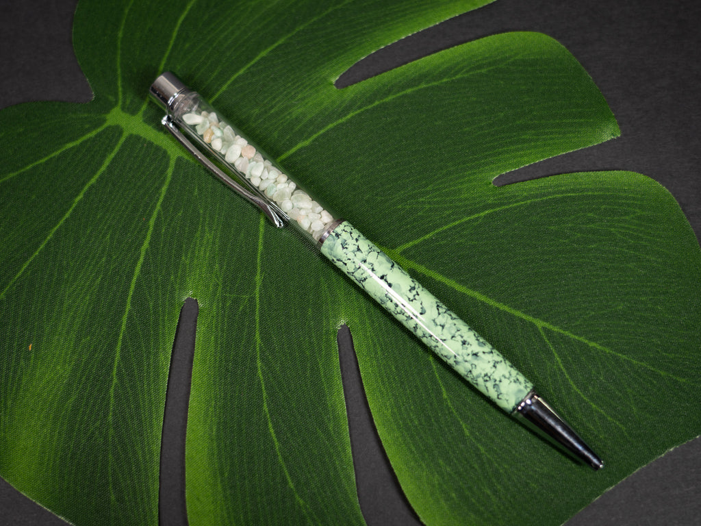 Handcrafted Gemstone Filled Pens
