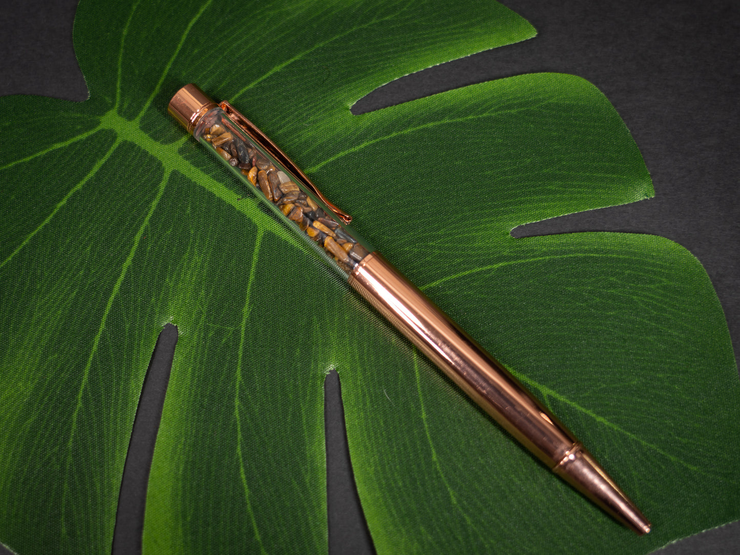 Handcrafted Gemstone Filled Pens